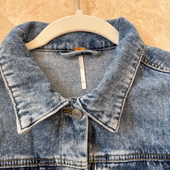 Free People Blue Jean Jacket - Picture 3 of 3